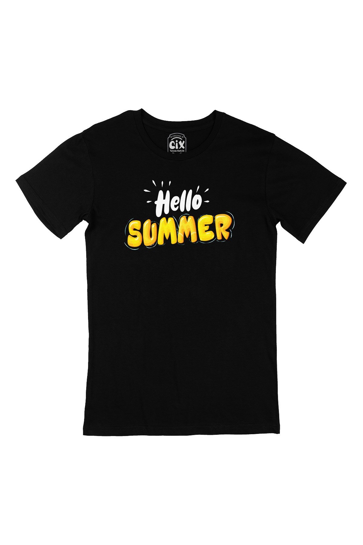 Hello Summer Siyah Tişört
