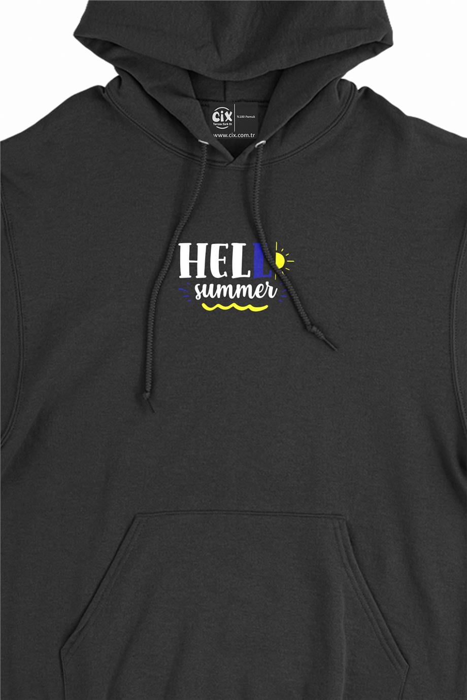 Hello Summer Yaz Minimal Kapşonlu Sweatshirt Hoodie Hello Summer Yaz Minimal Kapşonlu Sweatshirt Hoodie - Ücretsiz Kargo