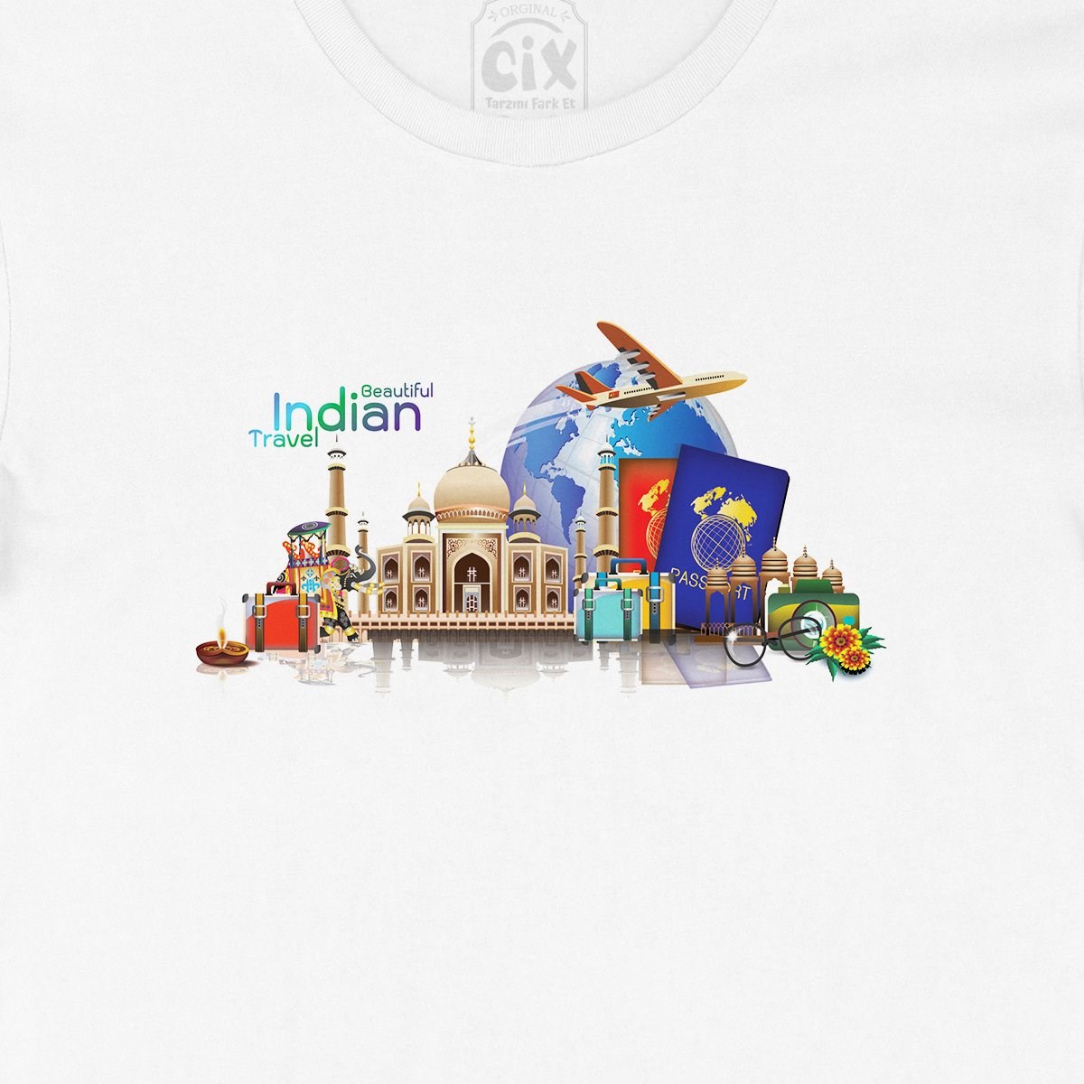 Hindistan Seyahati Tişört