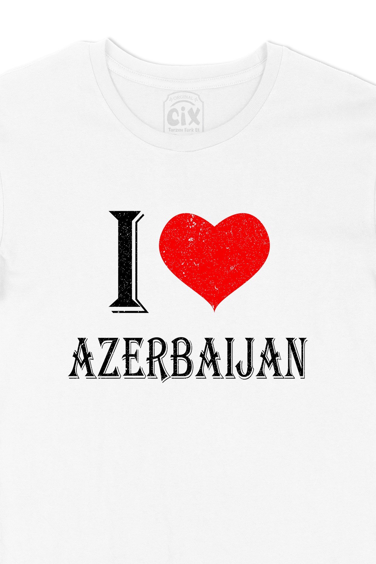 I Love Azerbaycan Tişört