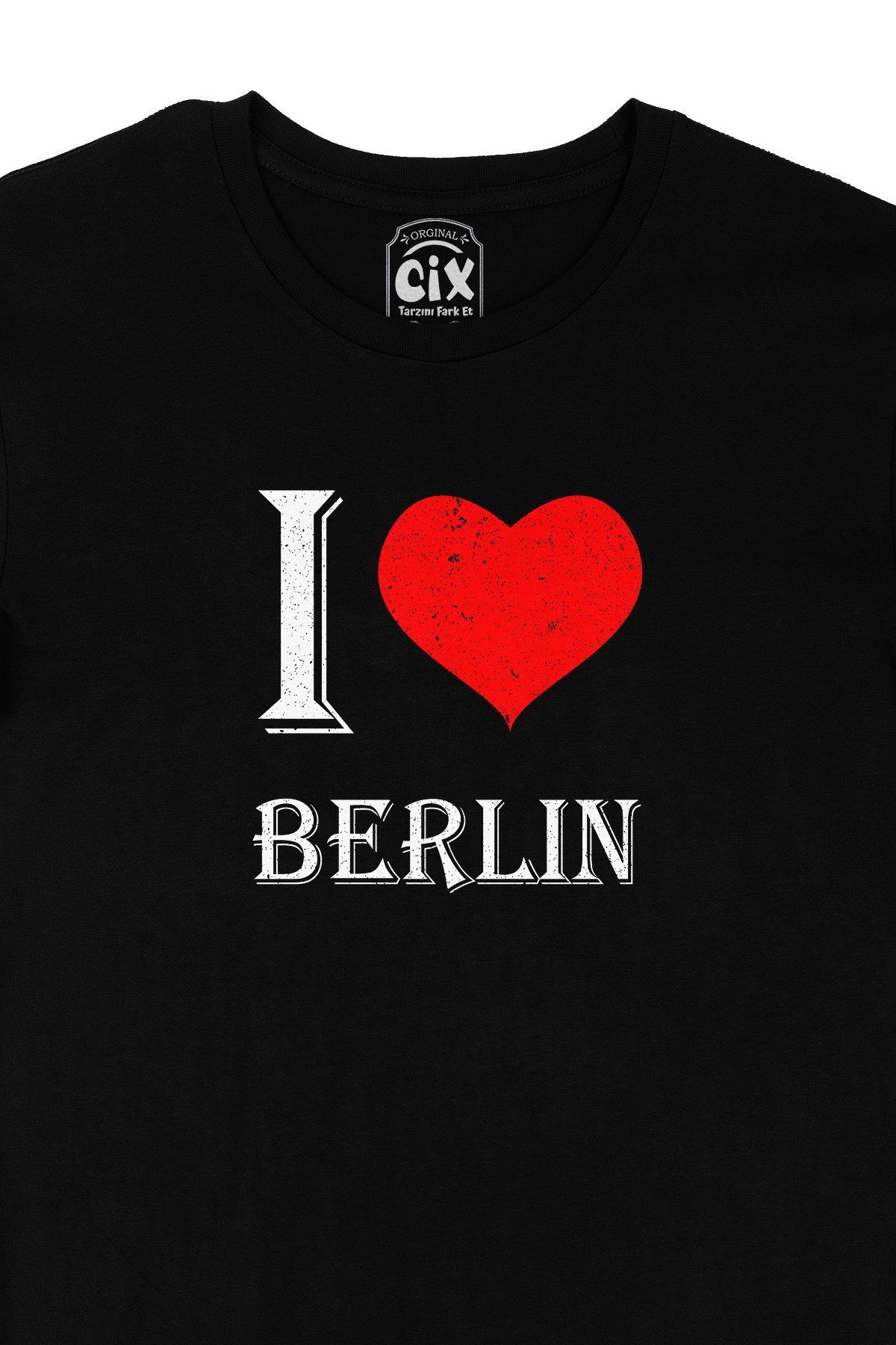 I Love Berlin Siyah Tişört