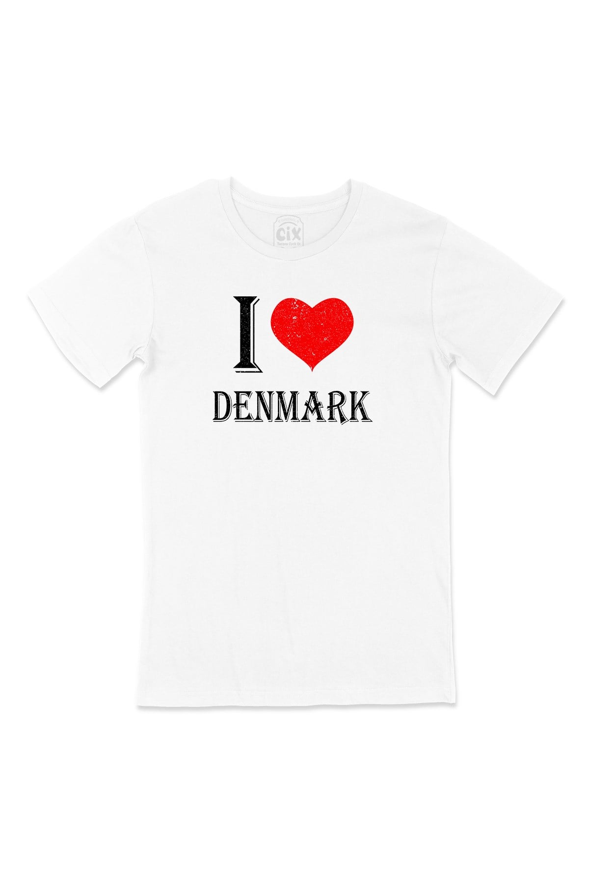I Love Danimarka Tişört