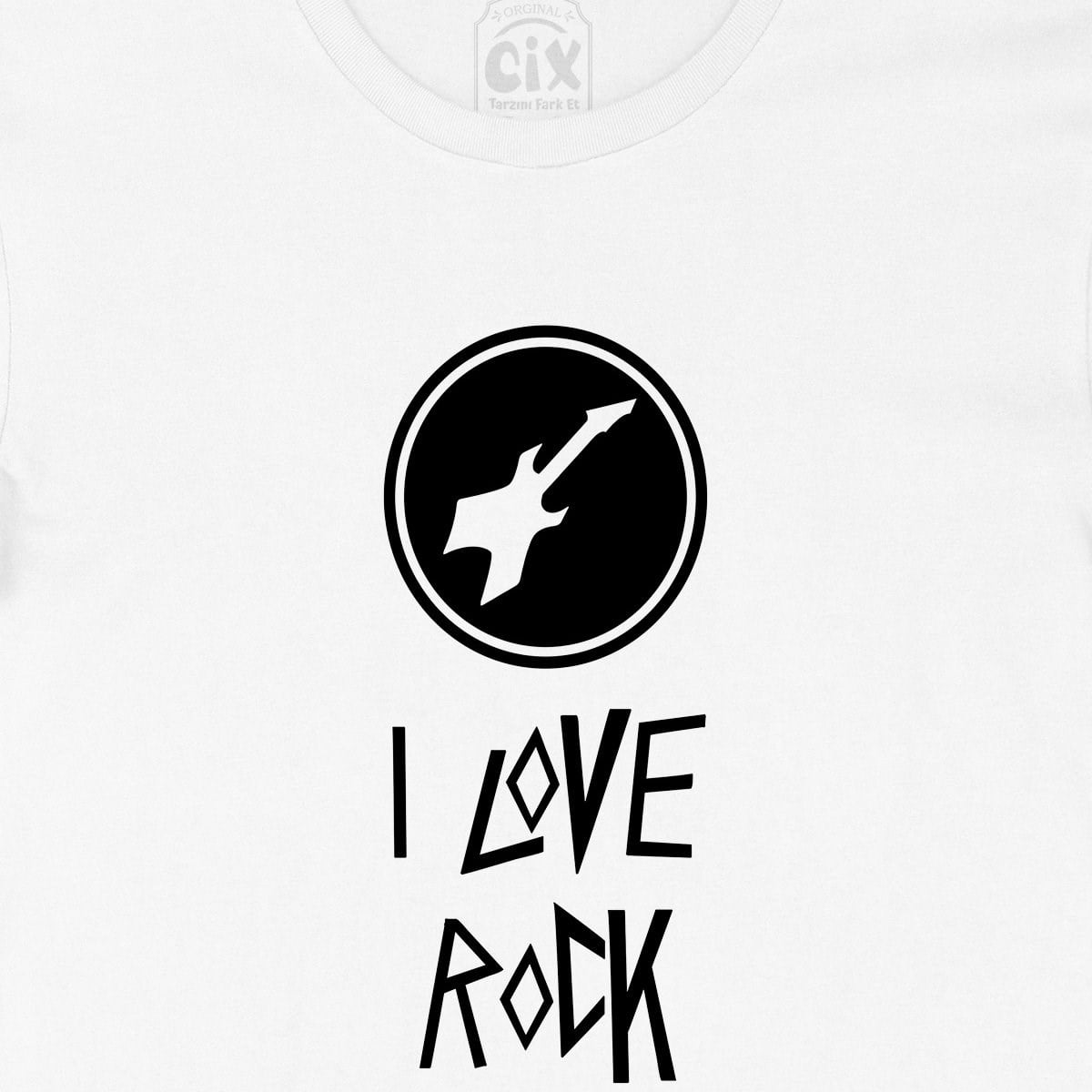 I love Rock Tişört