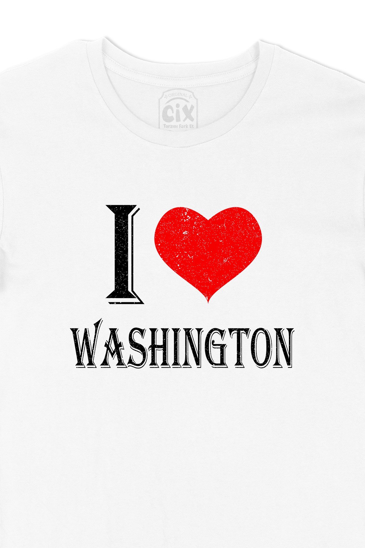 I Love Washington Tişört
