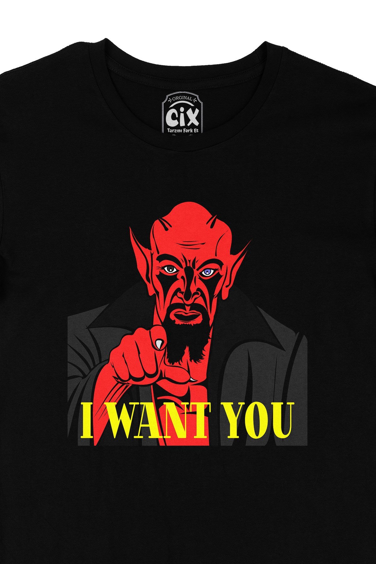 I Want You Siyah Tişört