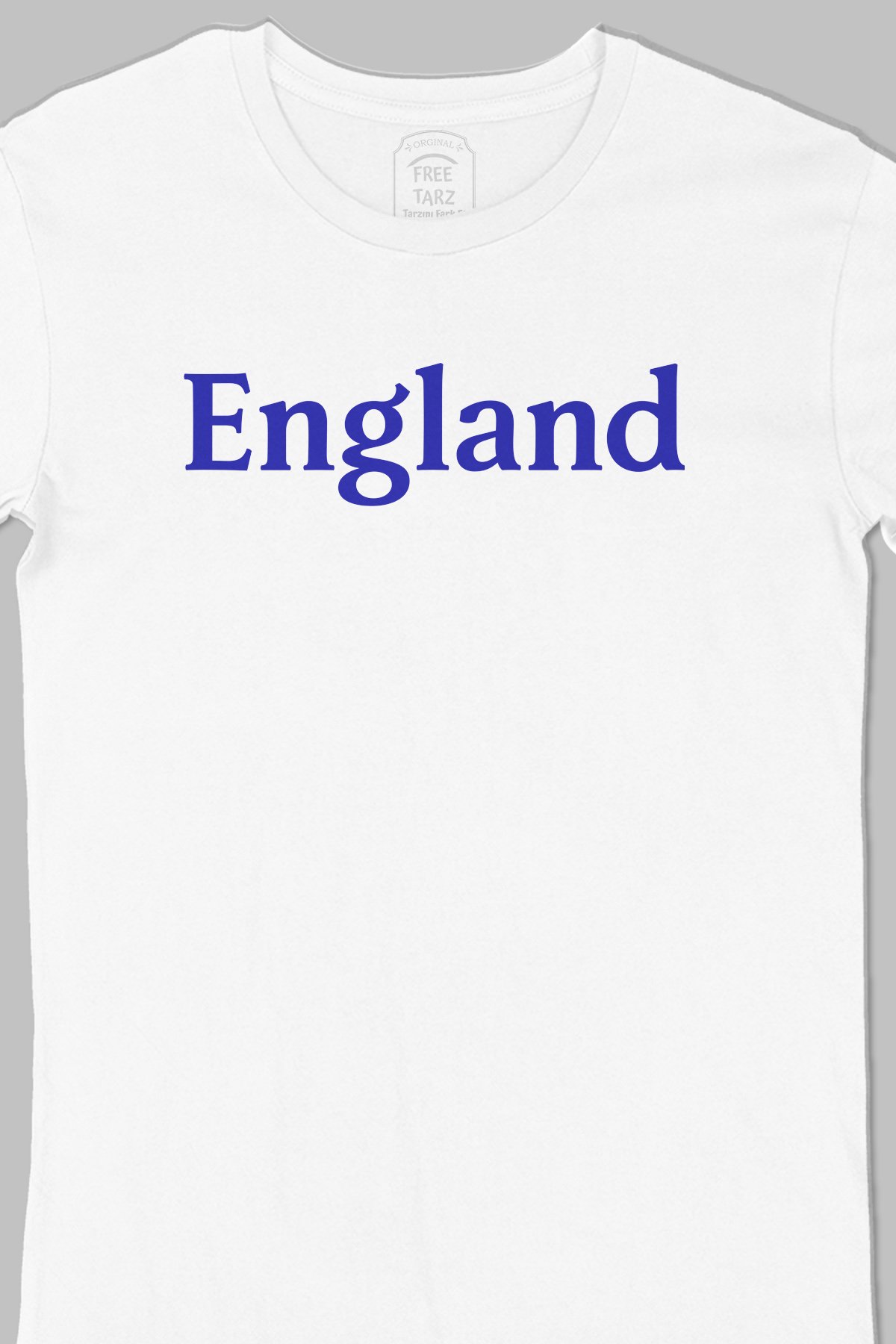 İngiltere England Büyük Baskılı Beyaz Tişört İngiltere England Büyük Baskılı Beyaz Tişört - Ücretsiz Kargo