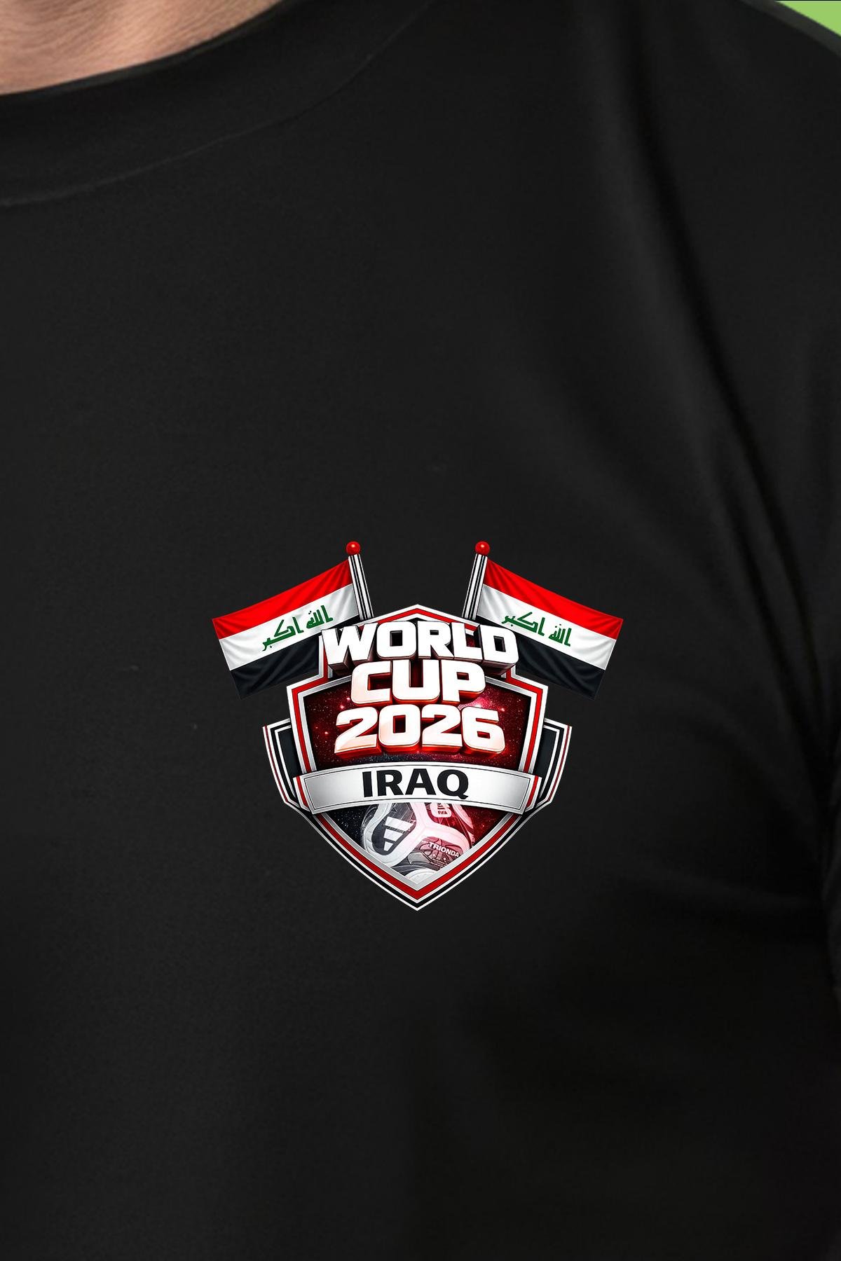 Irak Dünya Kupası 2026 Siyah Tişört Irak Dünya Kupası 2026 Siyah TişörtÜcretsiz Kargo İmkanı