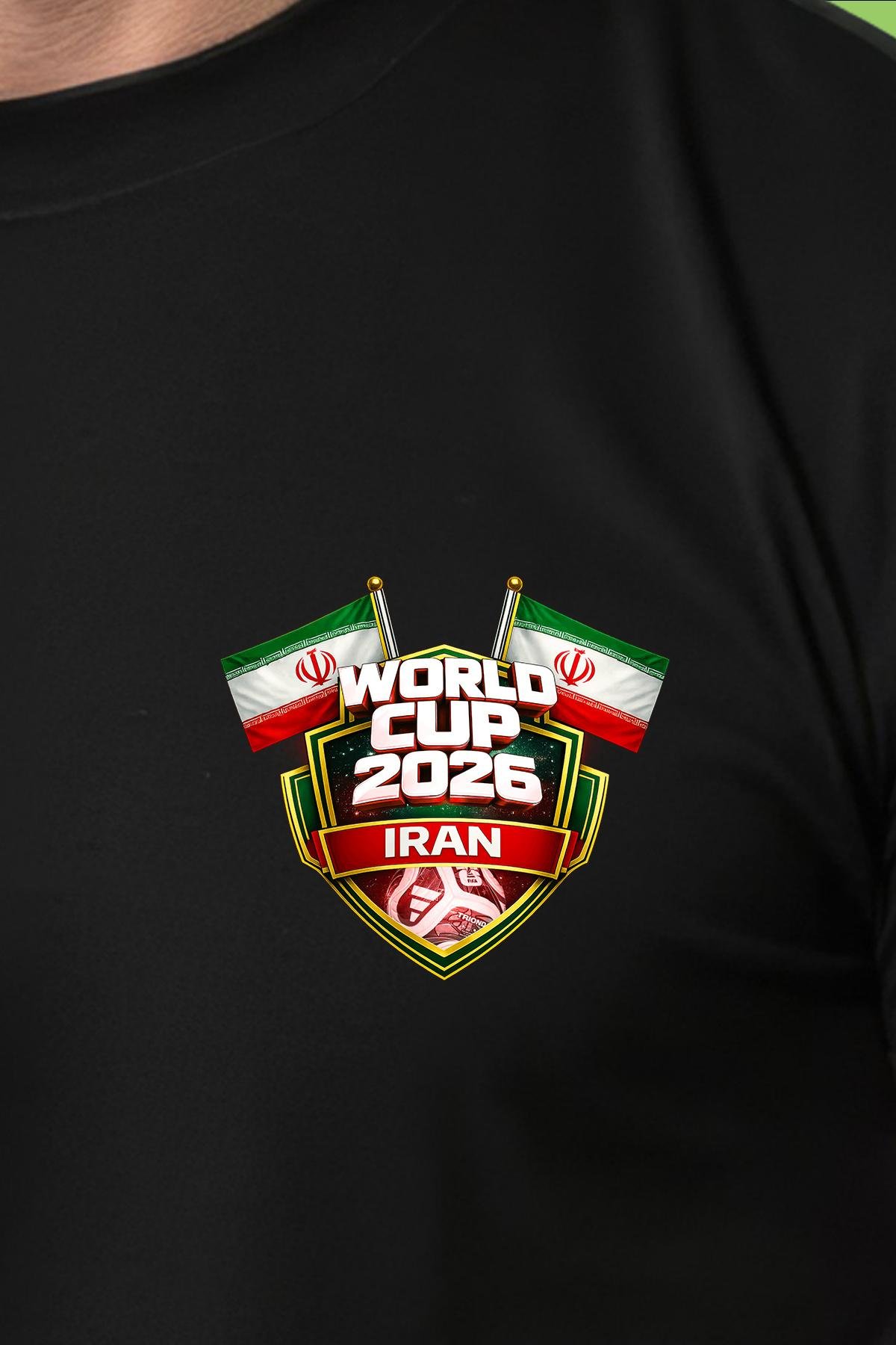 İran Dünya Kupası 2026 Siyah Tişört İran Dünya Kupası 2026 Siyah TişörtÜcretsiz Kargo İmkanı