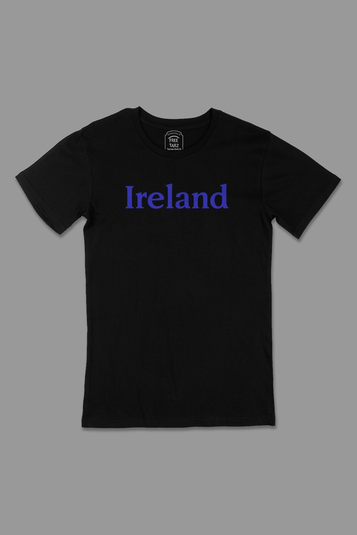 İrlanda İreland Büyük Baskılı Siyah Tişört İrlanda İreland Büyük Baskılı Siyah Tişört - Ücretsiz Kargo