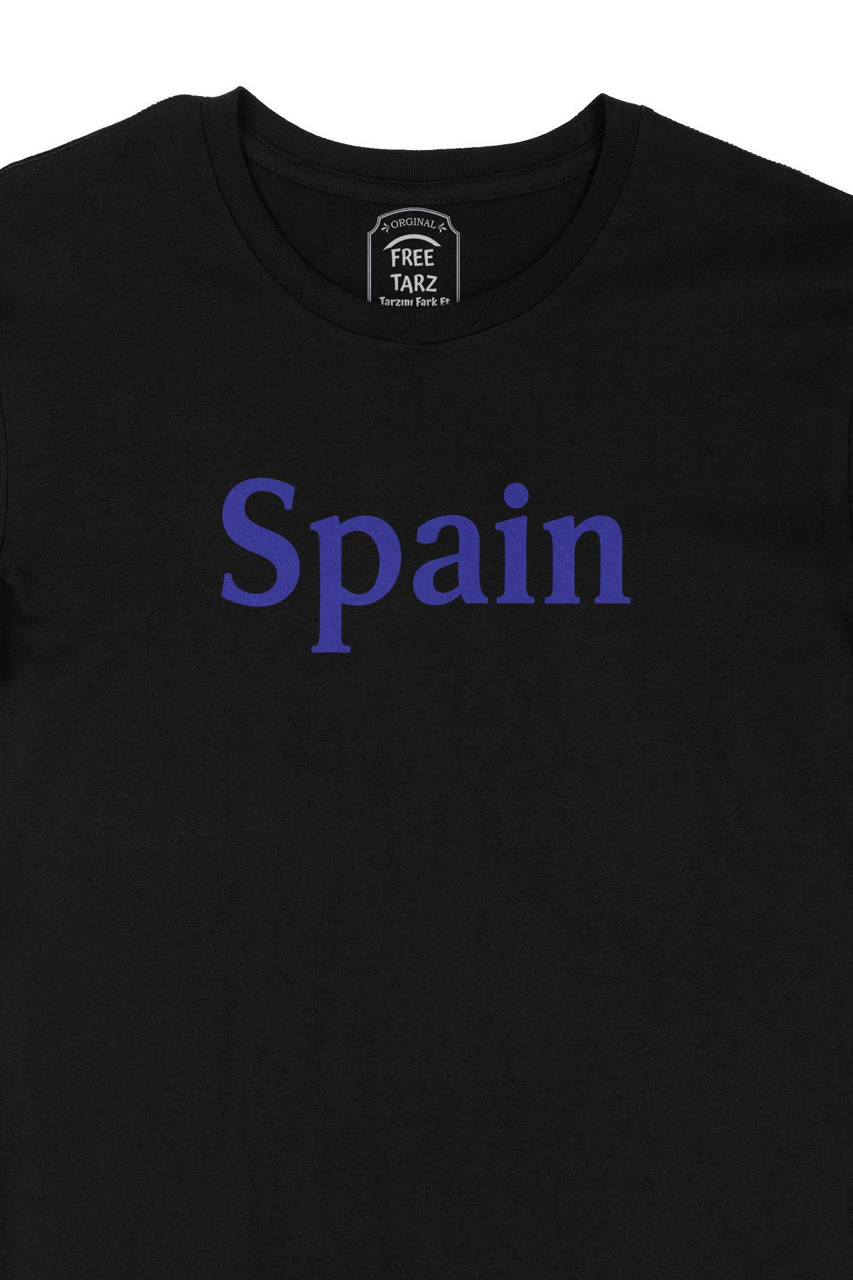 İspanya Spain Büyük Baskılı Siyah Tişört İspanya Spain Büyük Baskılı Siyah Tişört - Ücretsiz Kargo
