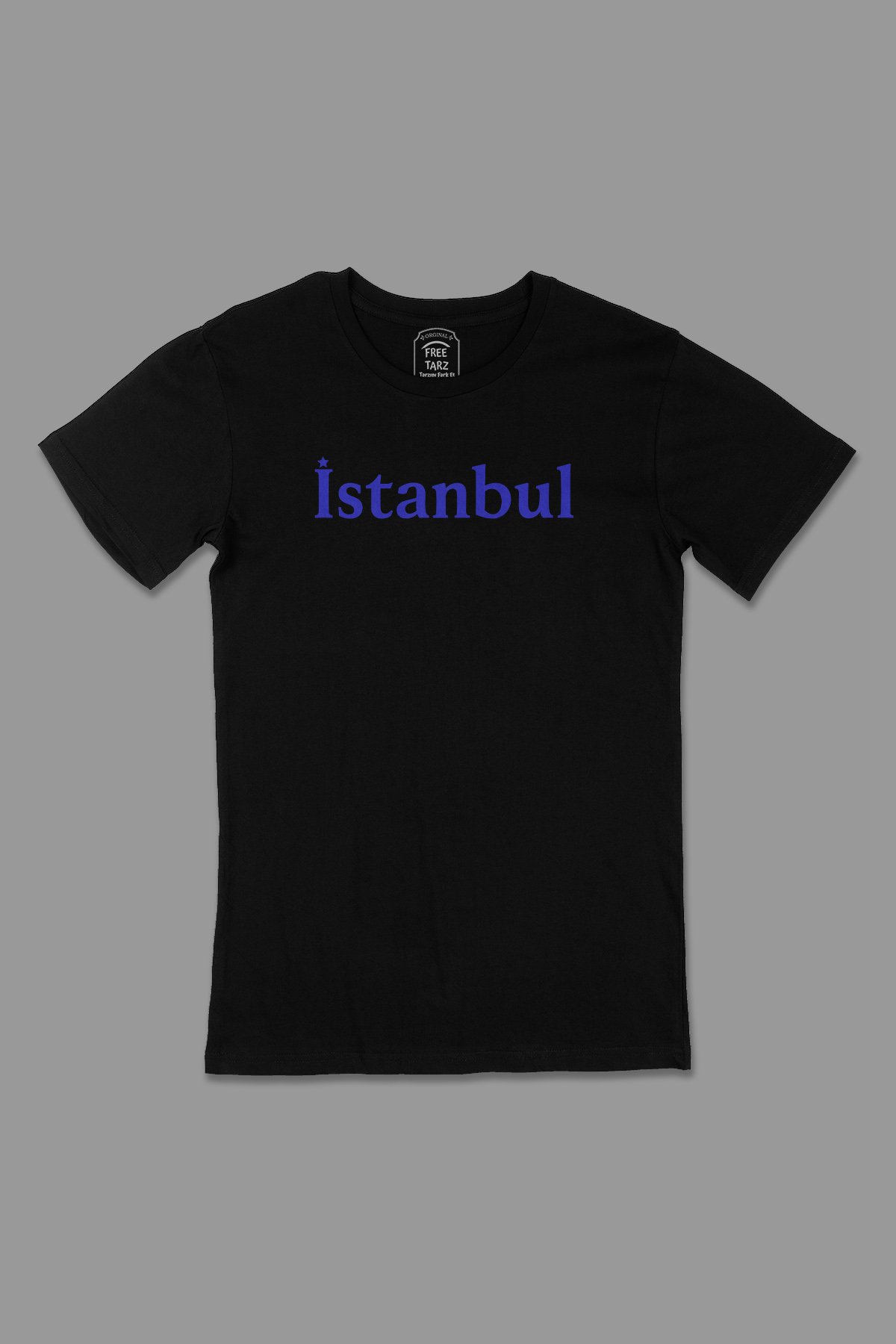 İstanbul Büyük Baskılı Siyah Tişört İstanbul Büyük Baskılı Siyah Tişört - Ücretsiz Kargo