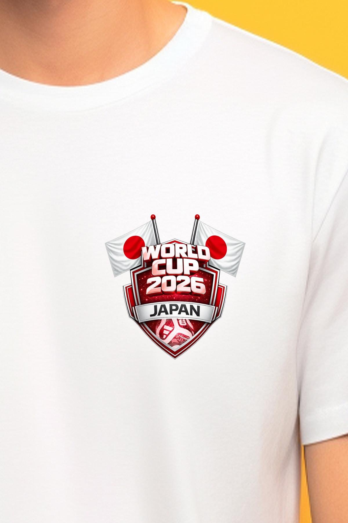 Japonya Dünya Kupası 2026 Beyaz Tişört Japonya Dünya Kupası 2026 Beyaz TişörtÜcretsiz Kargo İmkanı