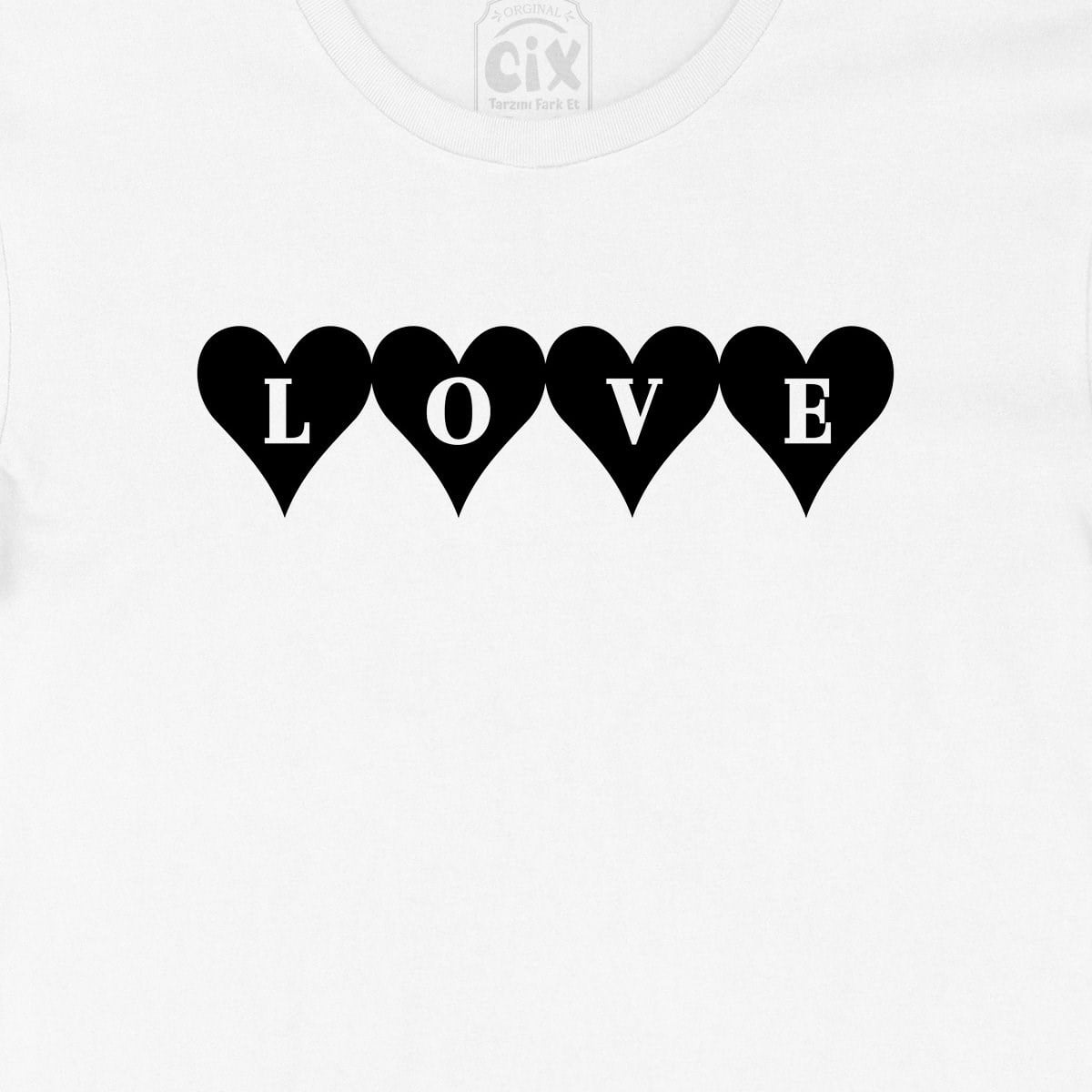 Kalpli Love Tişört