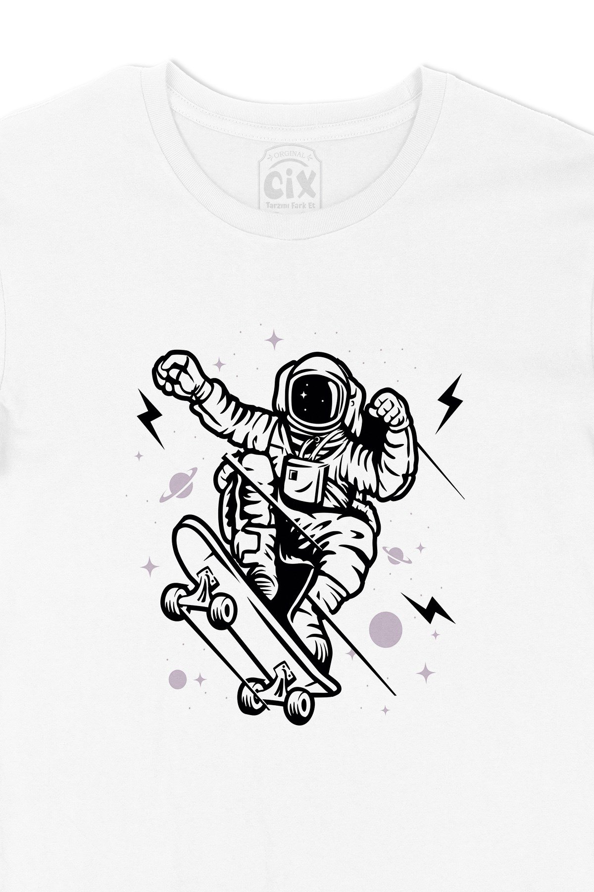 Kaykaylı Astronot Tişört