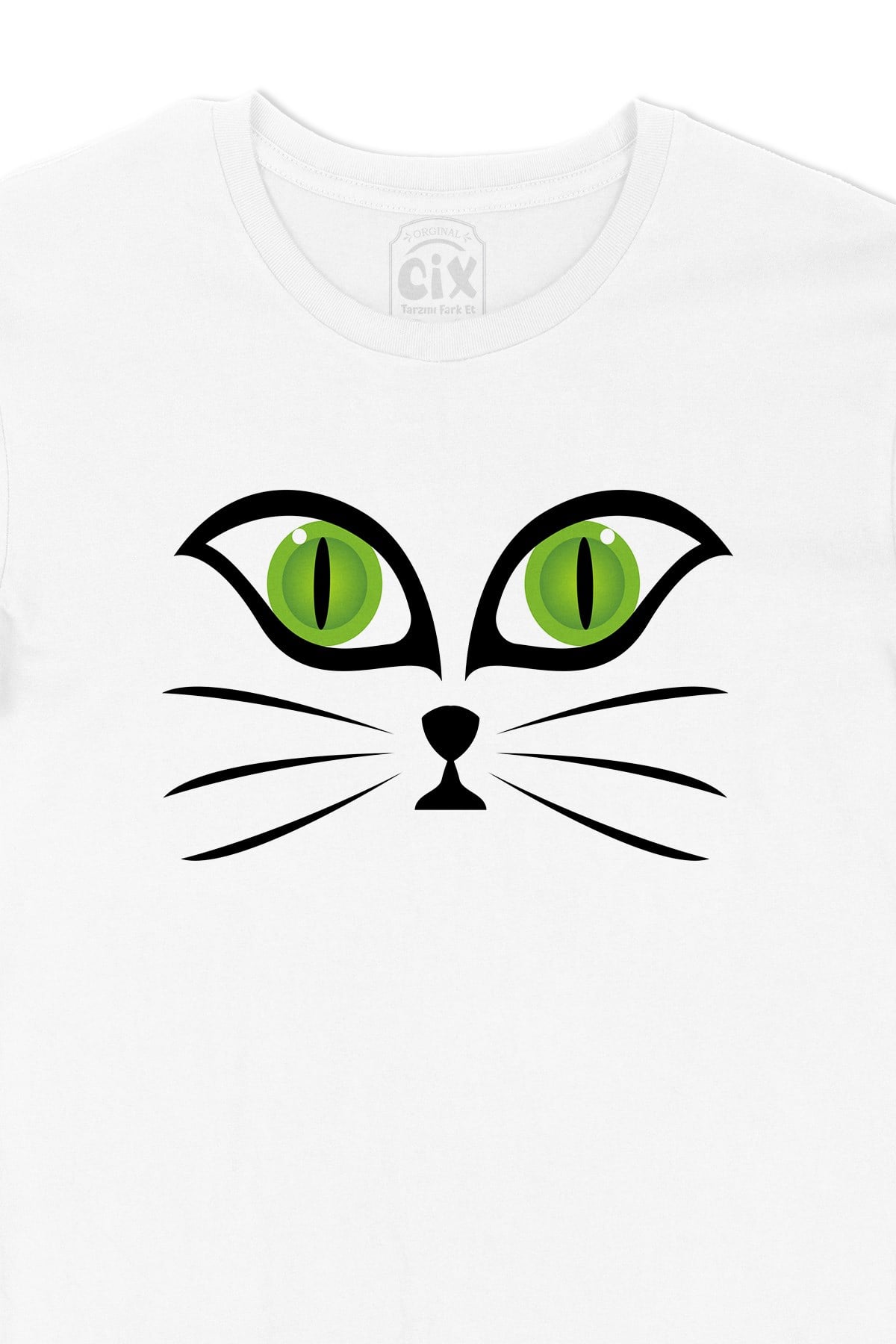 Kedi Tasarımlı Tişört