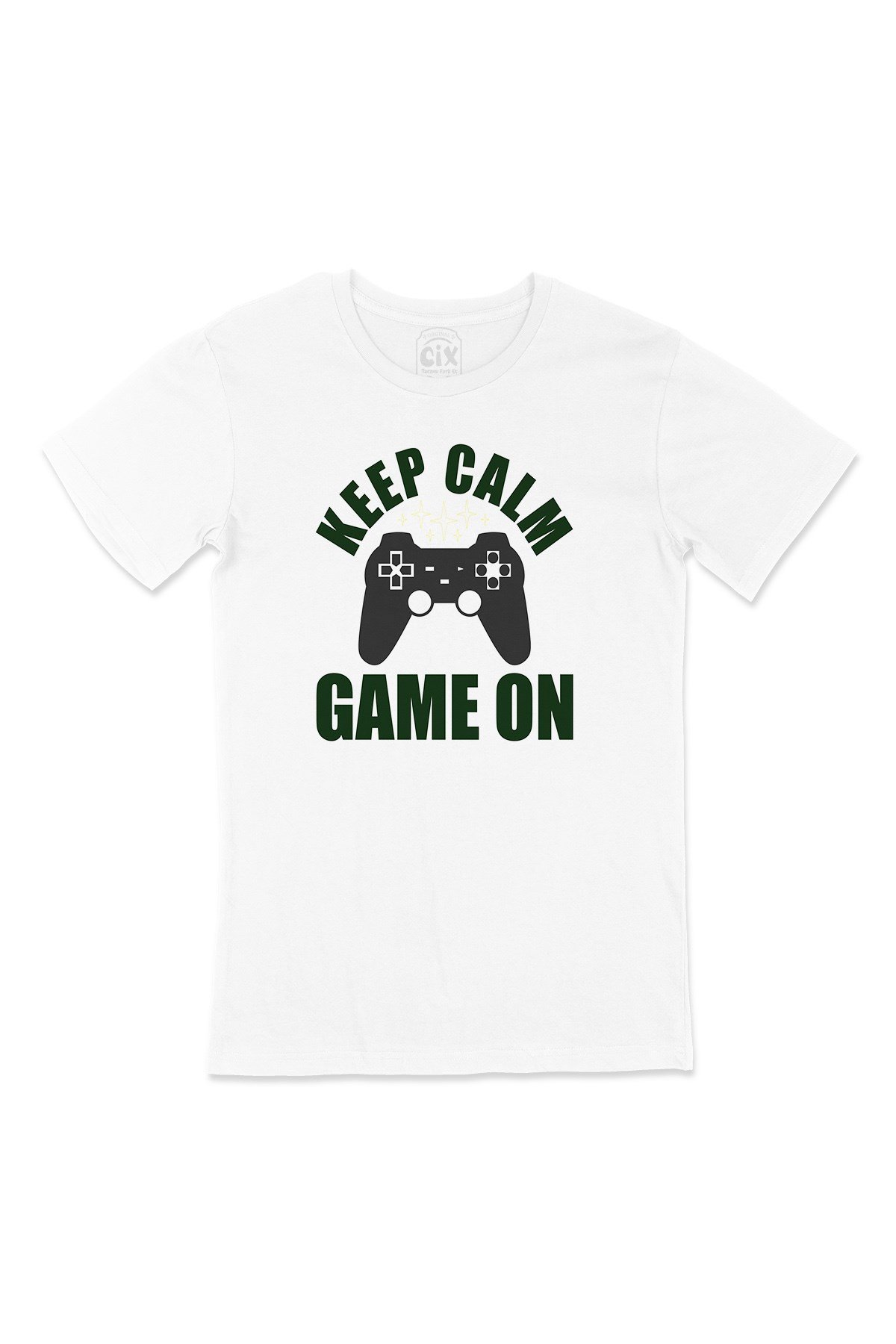 Keep Calm Game On Tişört