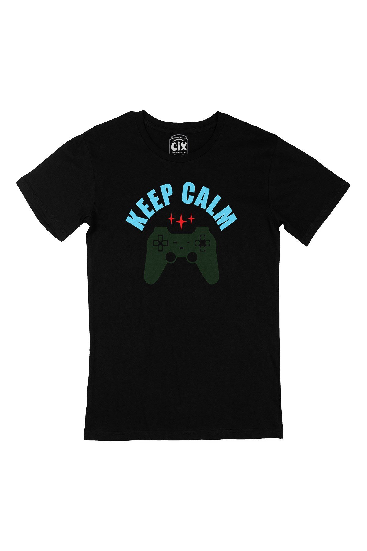 Keep Calm  Siyah Tişört
