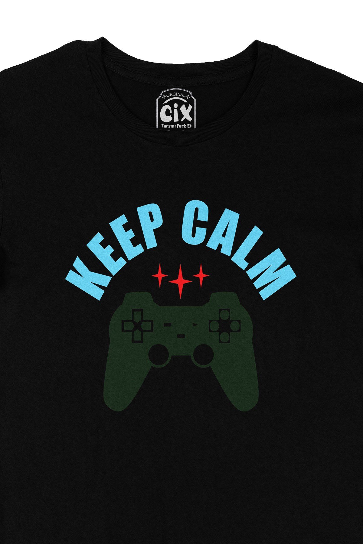 Keep Calm  Siyah Tişört