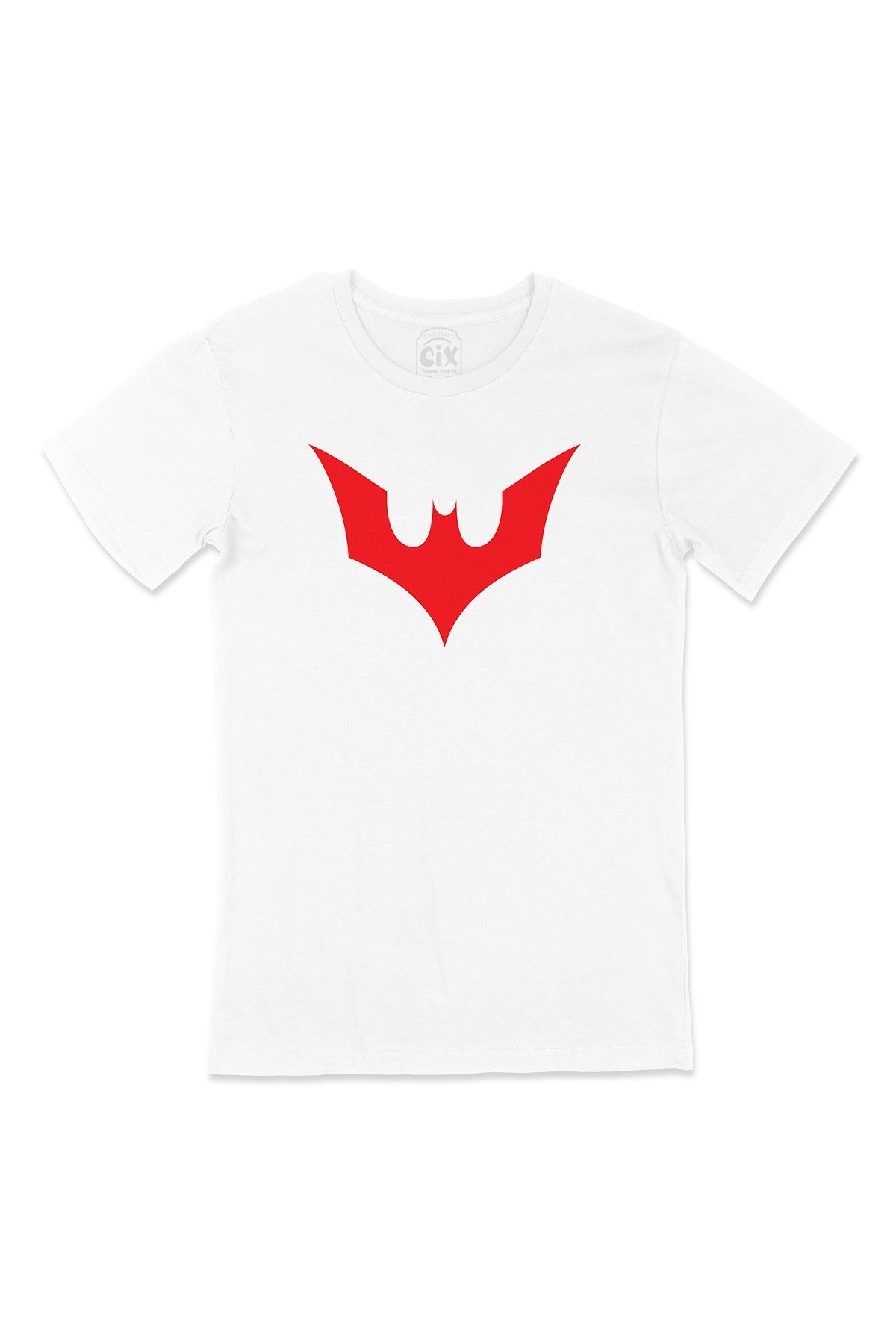 Kırmızı Batman Logolu Tişört