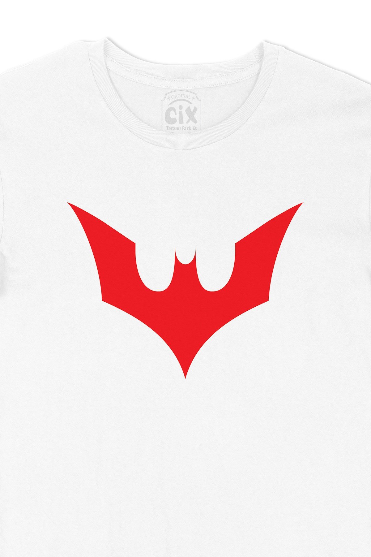 Kırmızı Batman Logolu Tişört