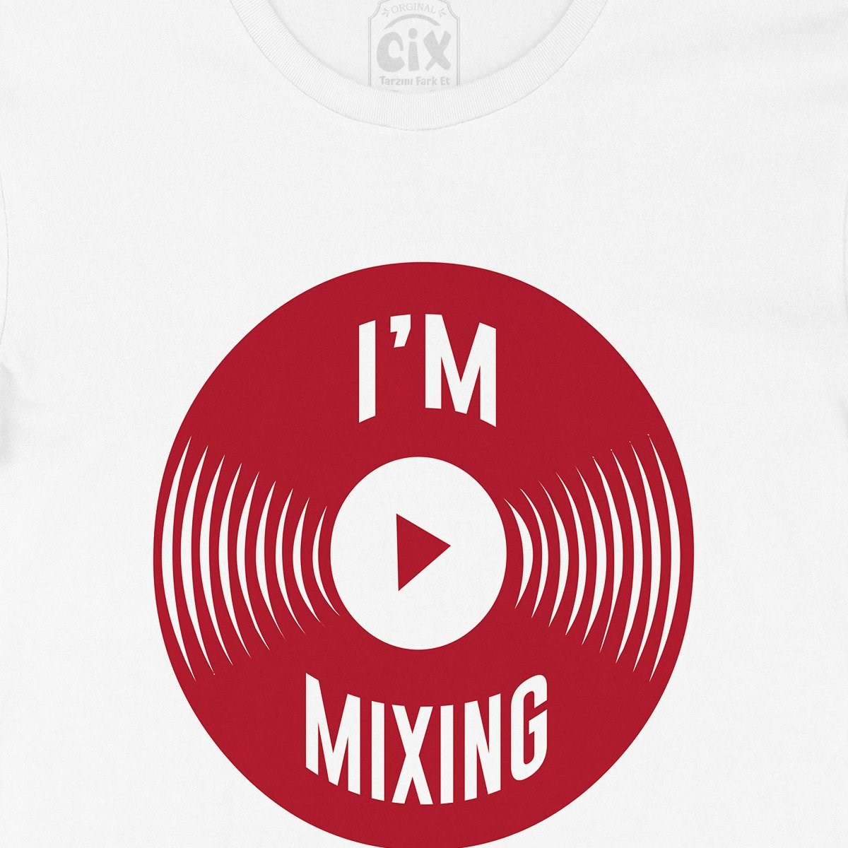 Kırmızı I Am Mixing Tişört