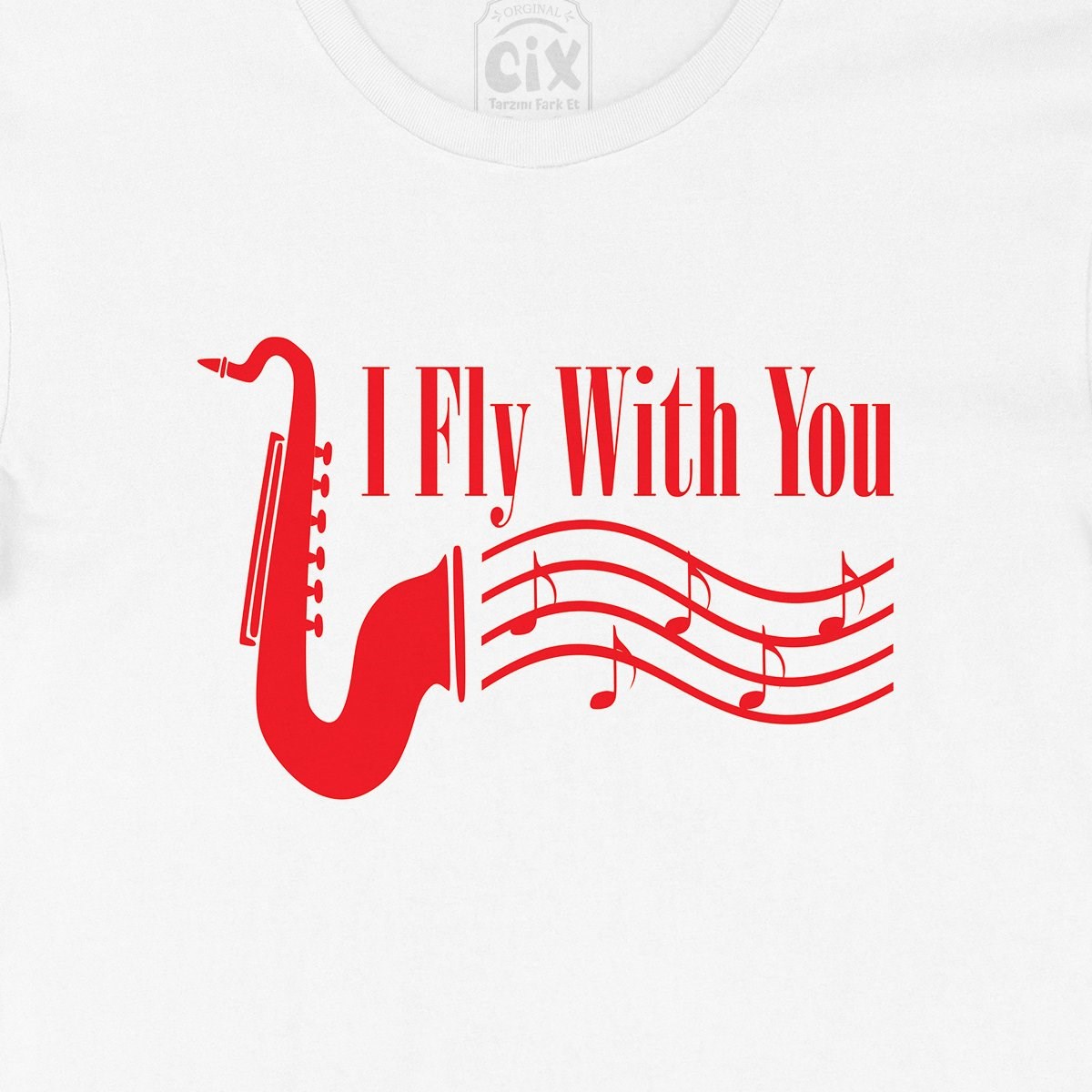 Kırmızı I Fly With You Tişört