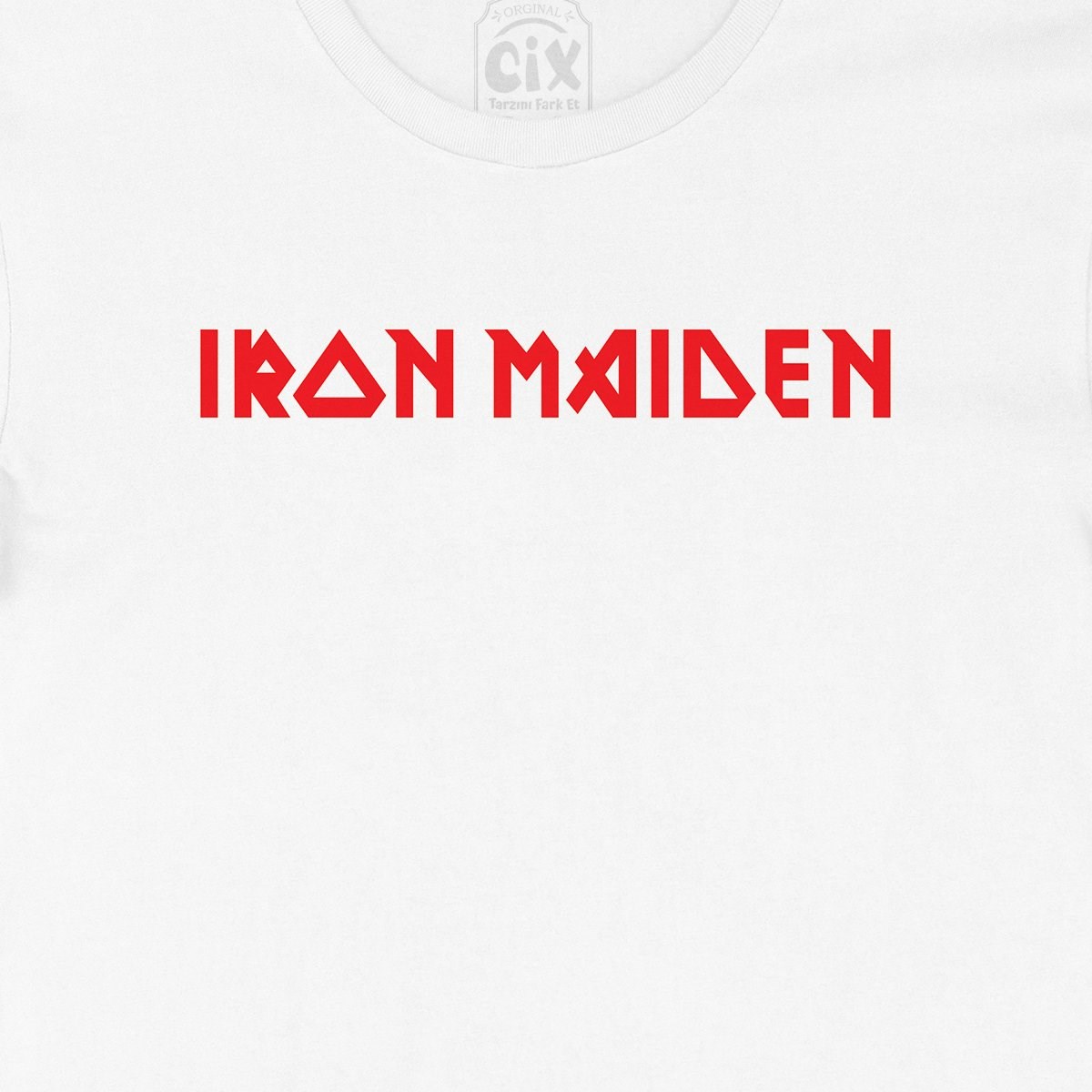 Kırmızı Iron Maiden Tişört
