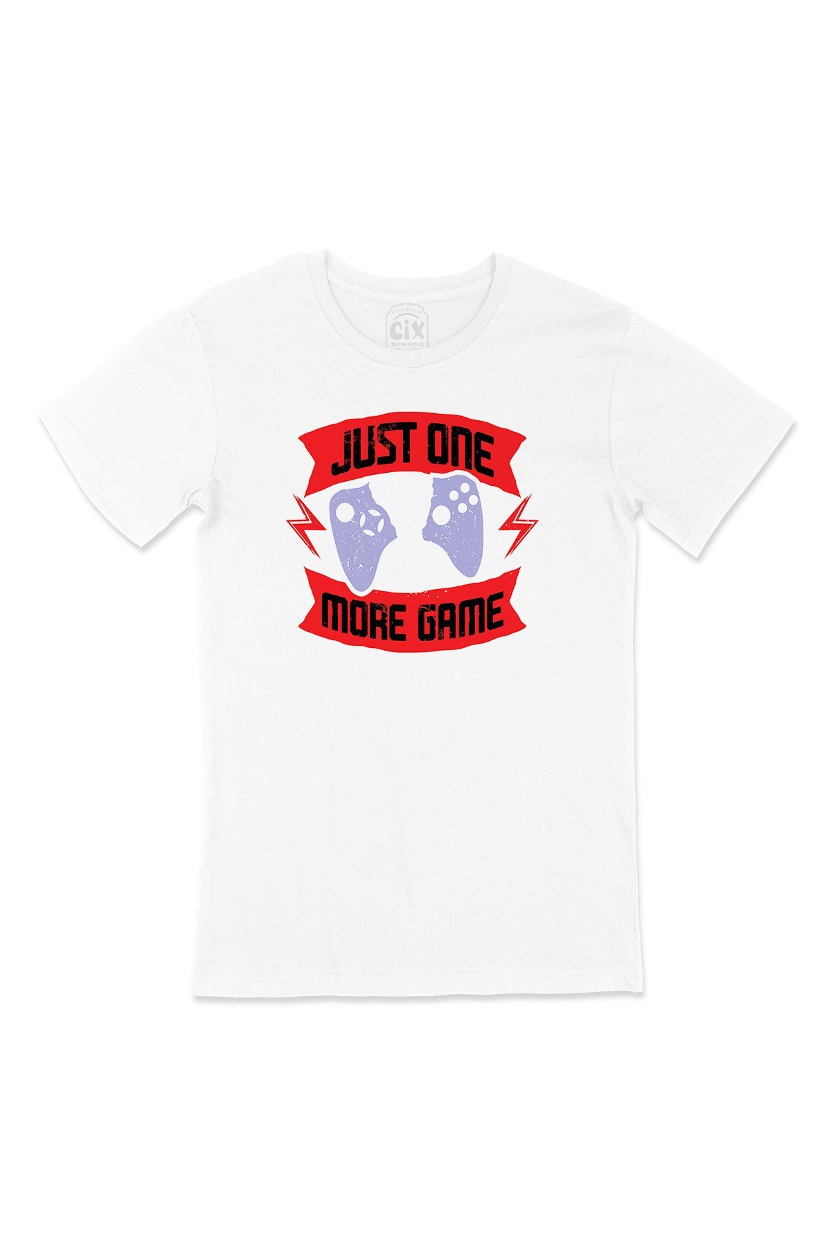 Kırmızı Just One More Game Tişört