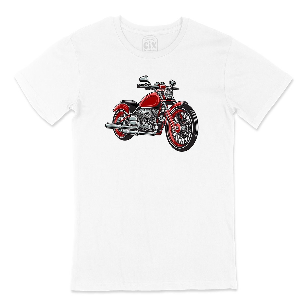 Kırmızı Motor Tişört