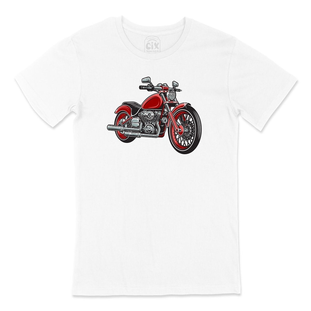 Kırmızı Motor Tişört