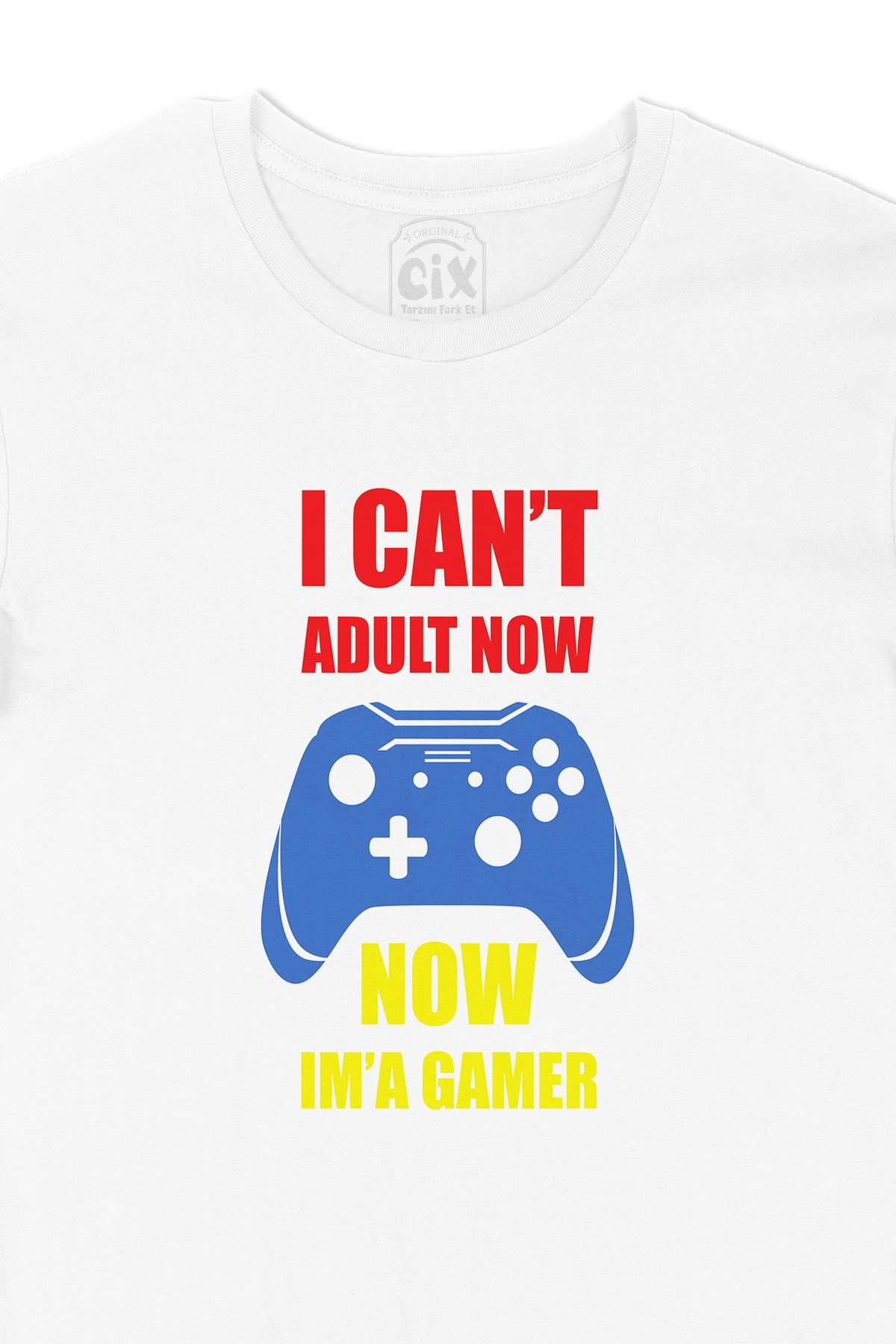 Kırmızı Now I Am A Gamer Tişört