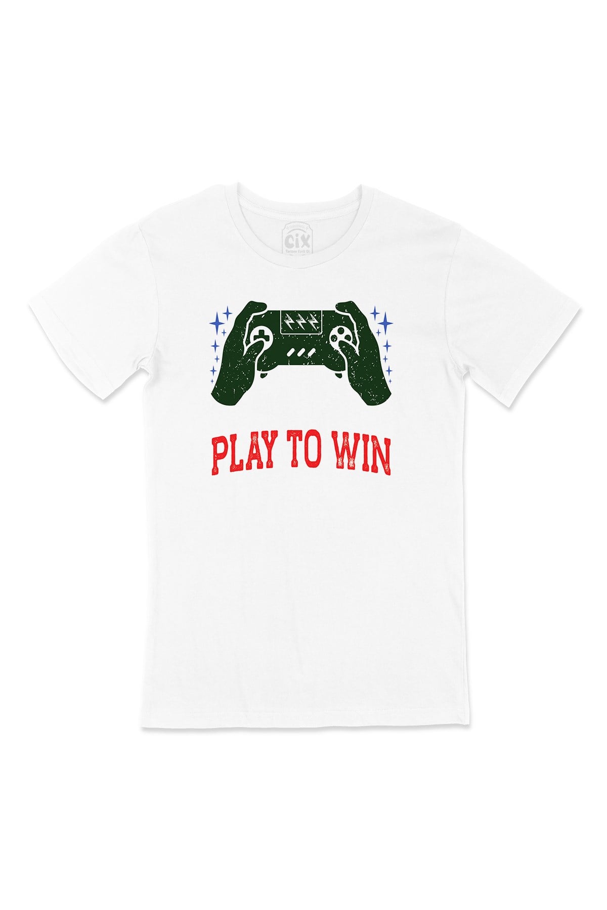 Kırmızı Play To Win  Tişört
