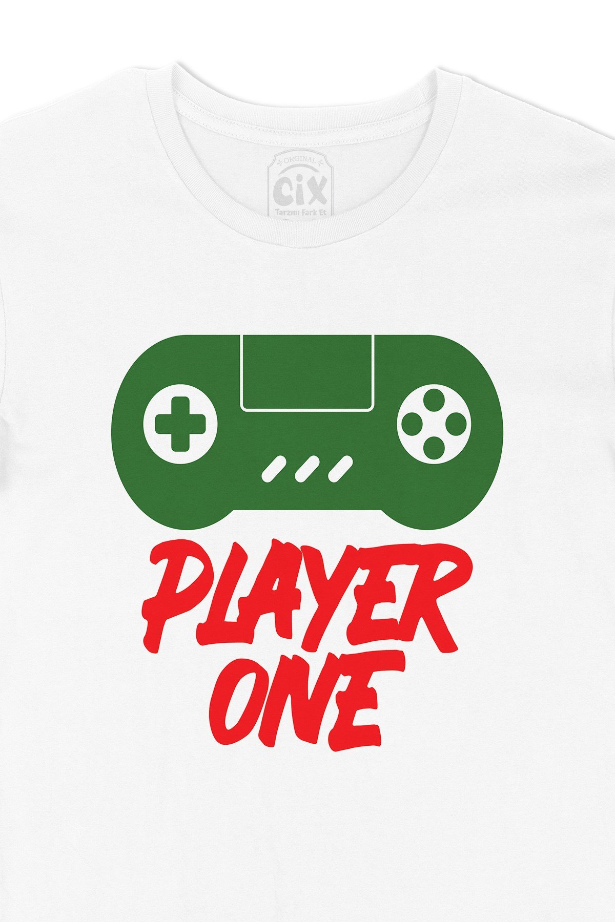 Kırmızı Player One  Tişört