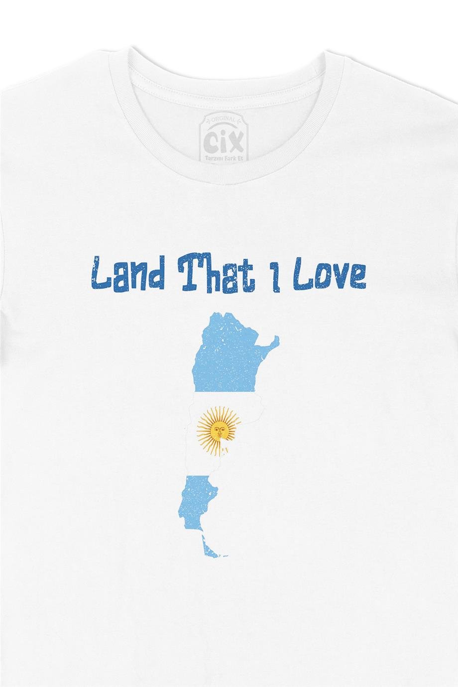Land That I Love Arjantin Beyaz Tişört