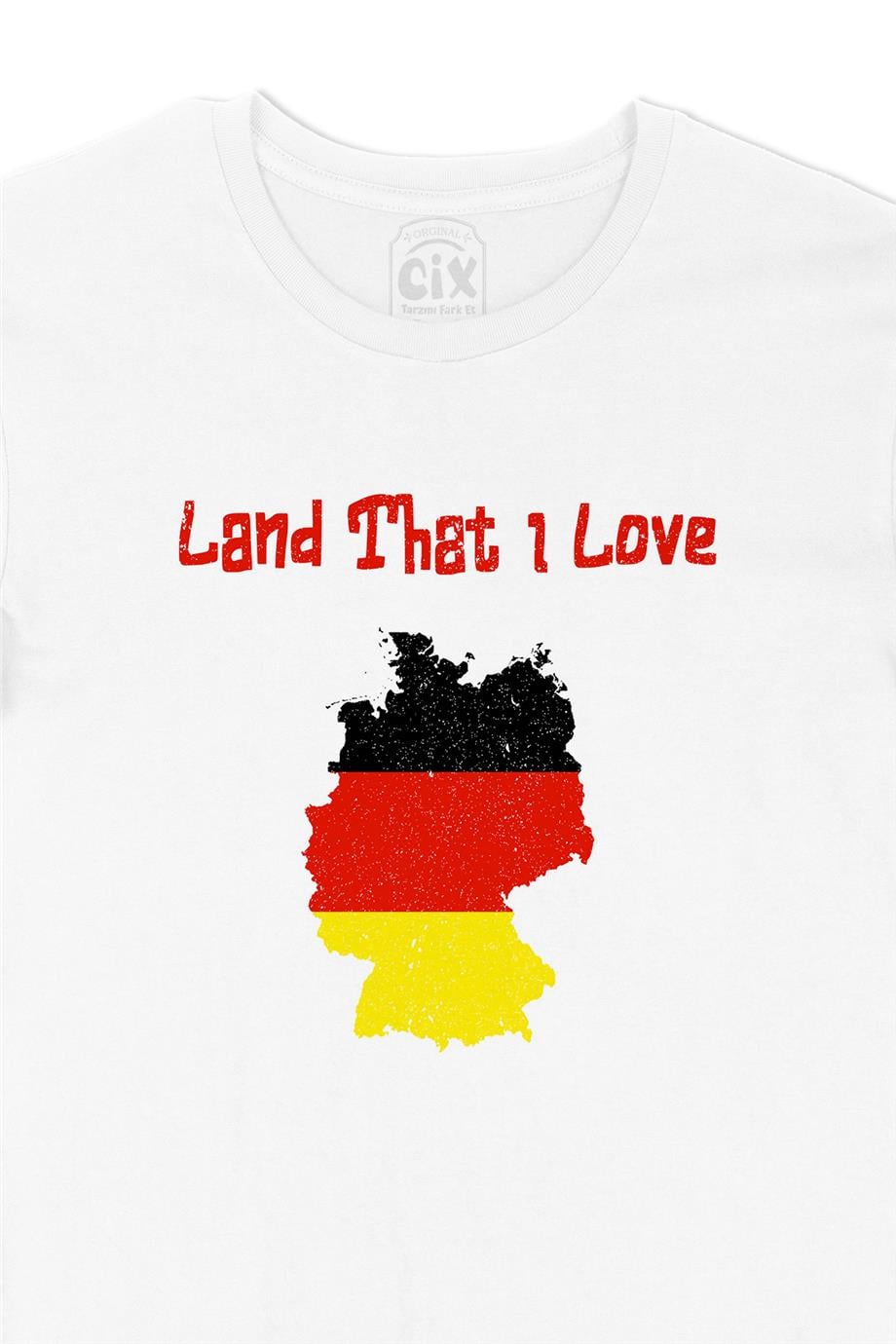 Land That I Love Belçika Beyaz Tişört