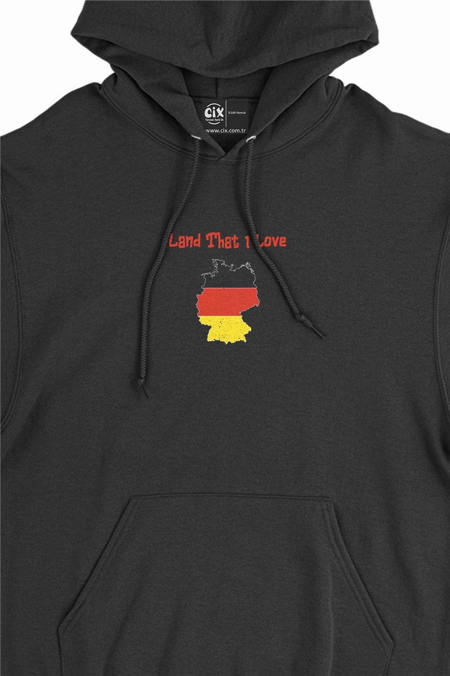 Land That I Love Belçika Minimal Kapşonlu Sweatshirt Hoodie Land That I Love Belçika Minimal Kapşonlu Sweatshirt Hoodie - Ücretsiz Kargo