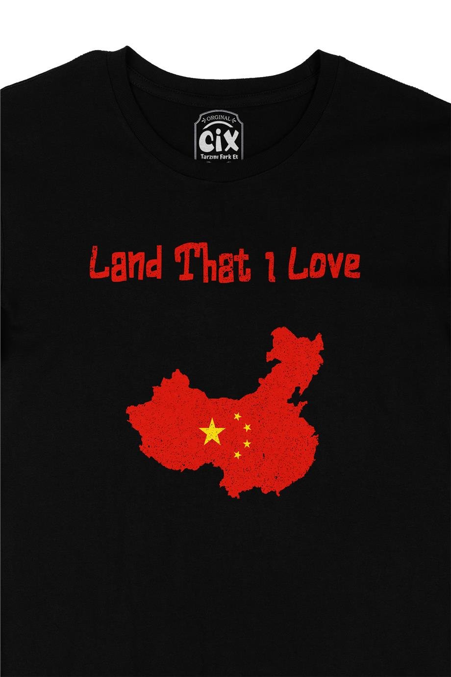 Land That I Love Çin Siyah Tişört