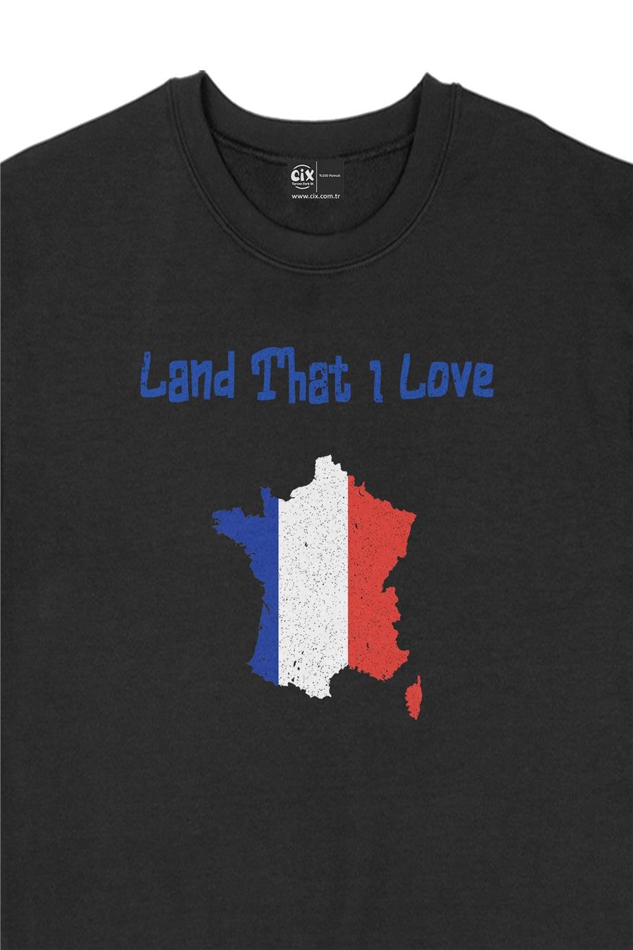 Land That I Love Fransa Sweatshirt Land That I Love Fransa Sweatshirt - Ücretsiz Kargo