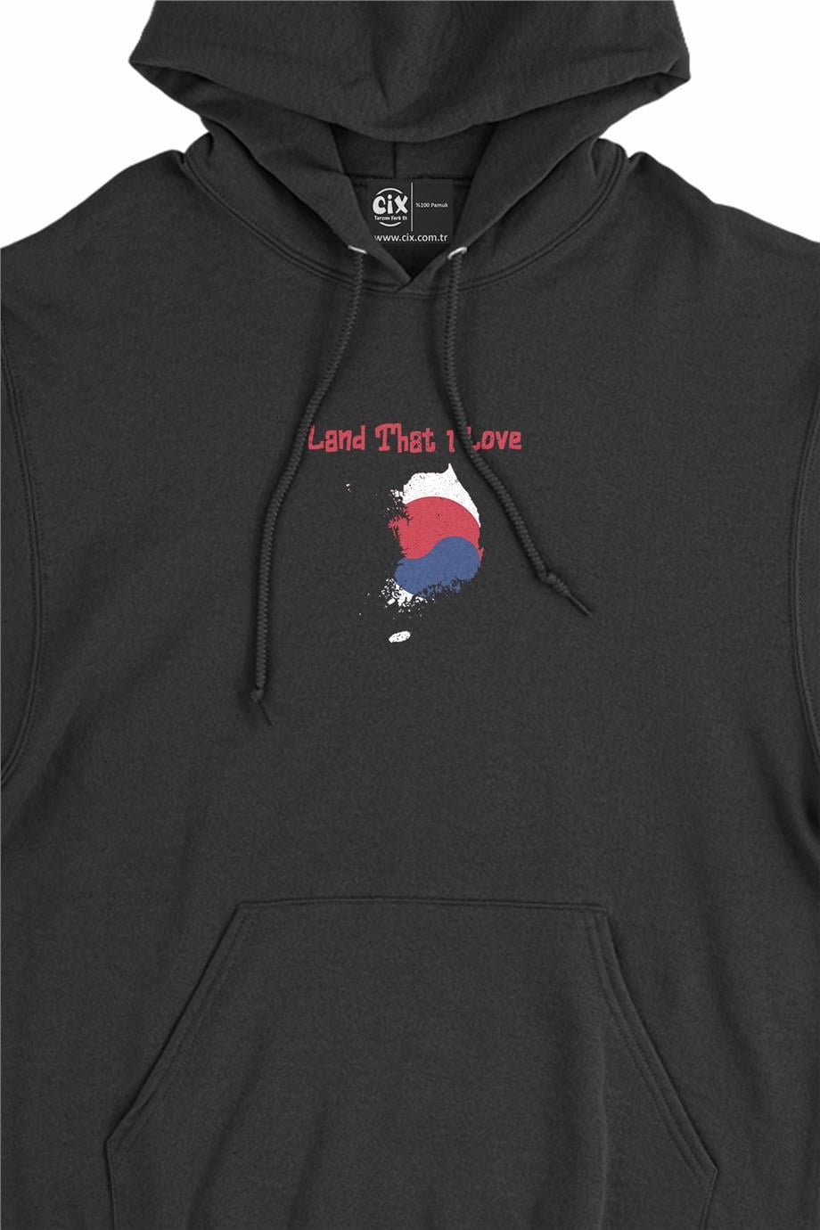 Land That I Love Güney Kore Minimal Kapşonlu Sweatshirt Hoodie Land That I Love Güney Kore Minimal Kapşonlu Sweatshirt Hoodie - Ücretsiz Kargo