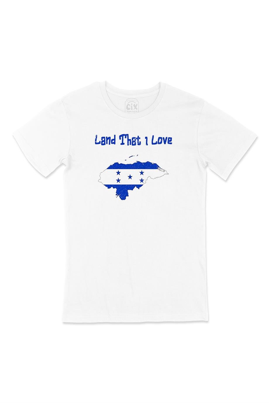 Land That I Love Honduras Beyaz Tişört