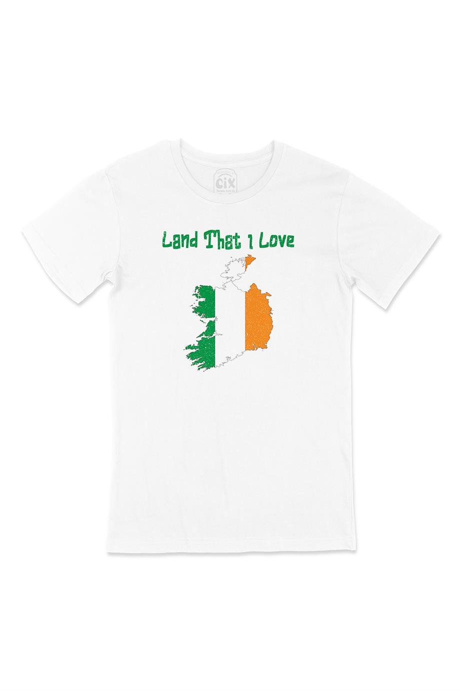 Land That I Love İrlanda Beyaz Tişört