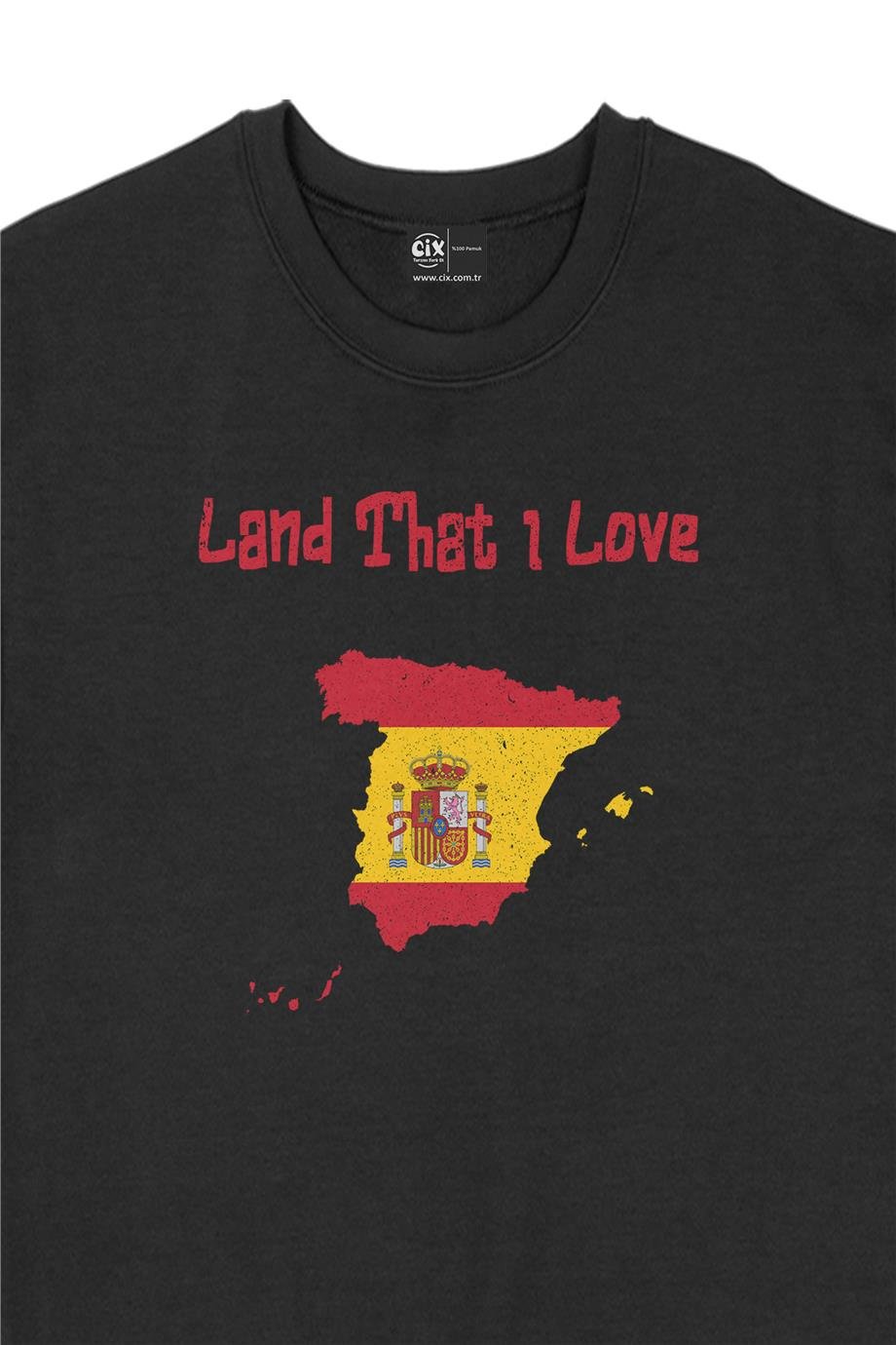 Land That I Love İspanya Sweatshirt Land That I Love İspanya Sweatshirt - Ücretsiz Kargo