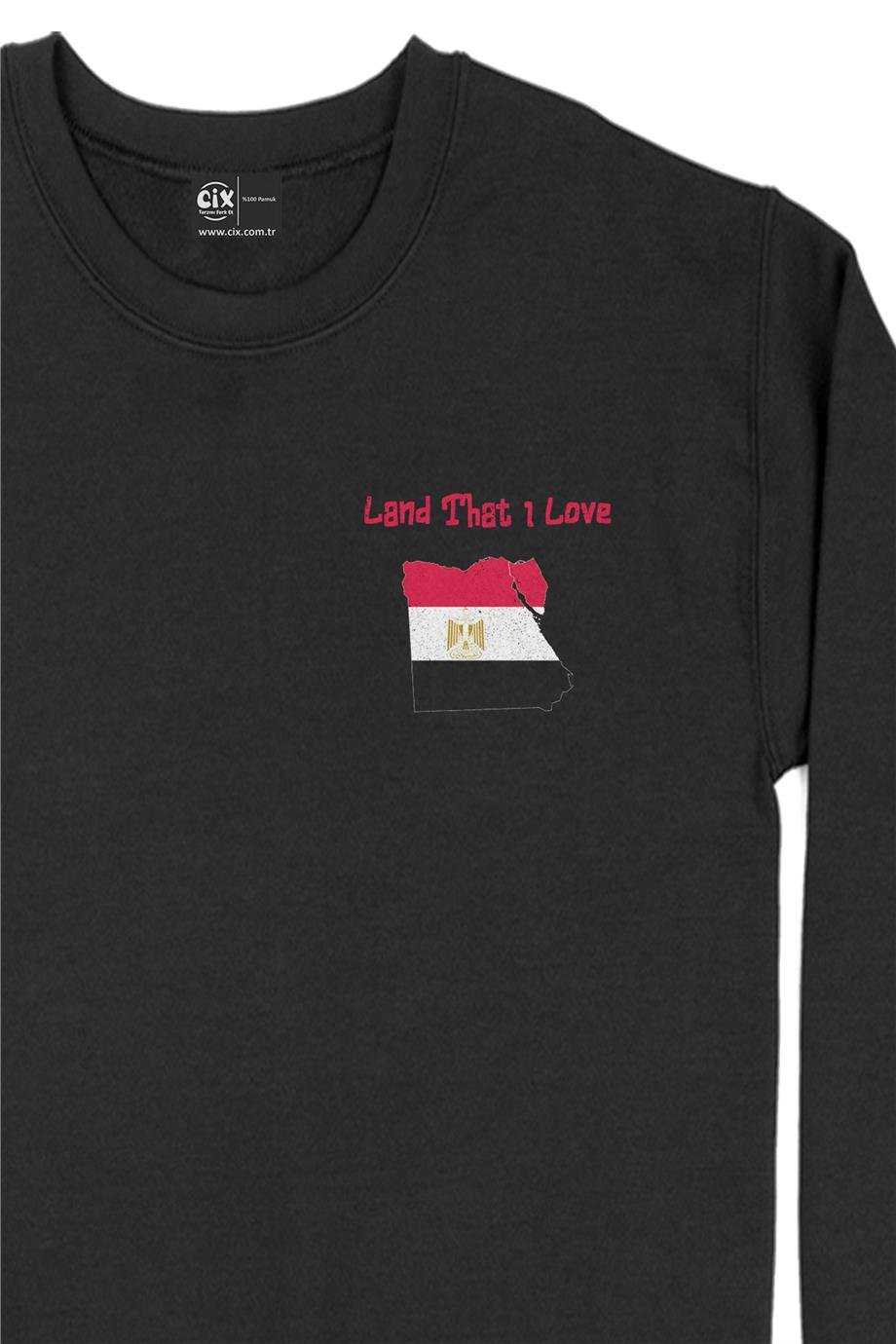Land That I Love Mısır Cep Tasarım Baskılı Sweatshirt Land That I Love Mısır Cep Tasarım Baskılı Sweatshirt - Ücretsiz Kargo