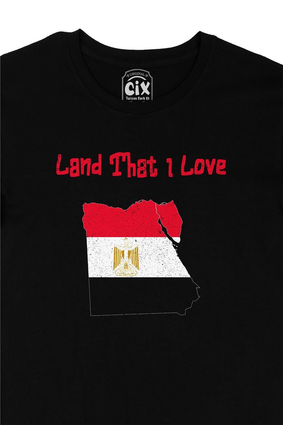 Land That I Love Mısır Siyah Tişört