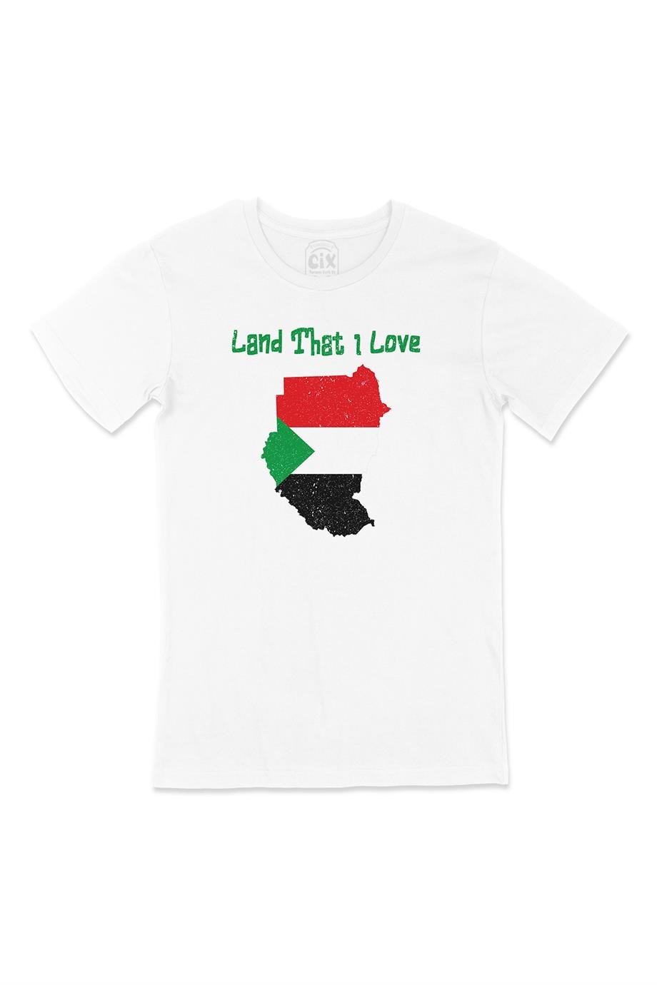 Land That I Love Sudan Beyaz Tişört
