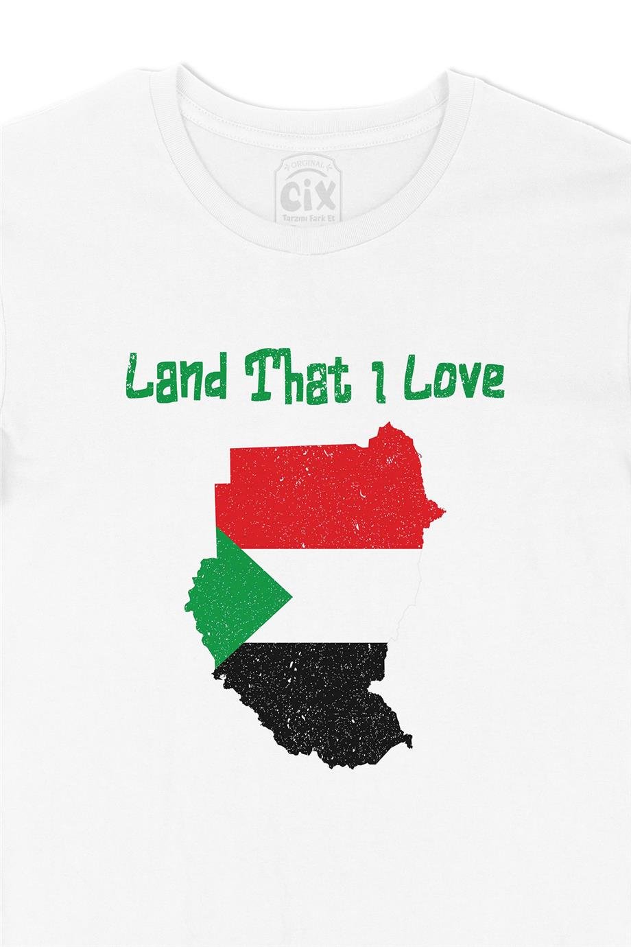 Land That I Love Sudan Beyaz Tişört
