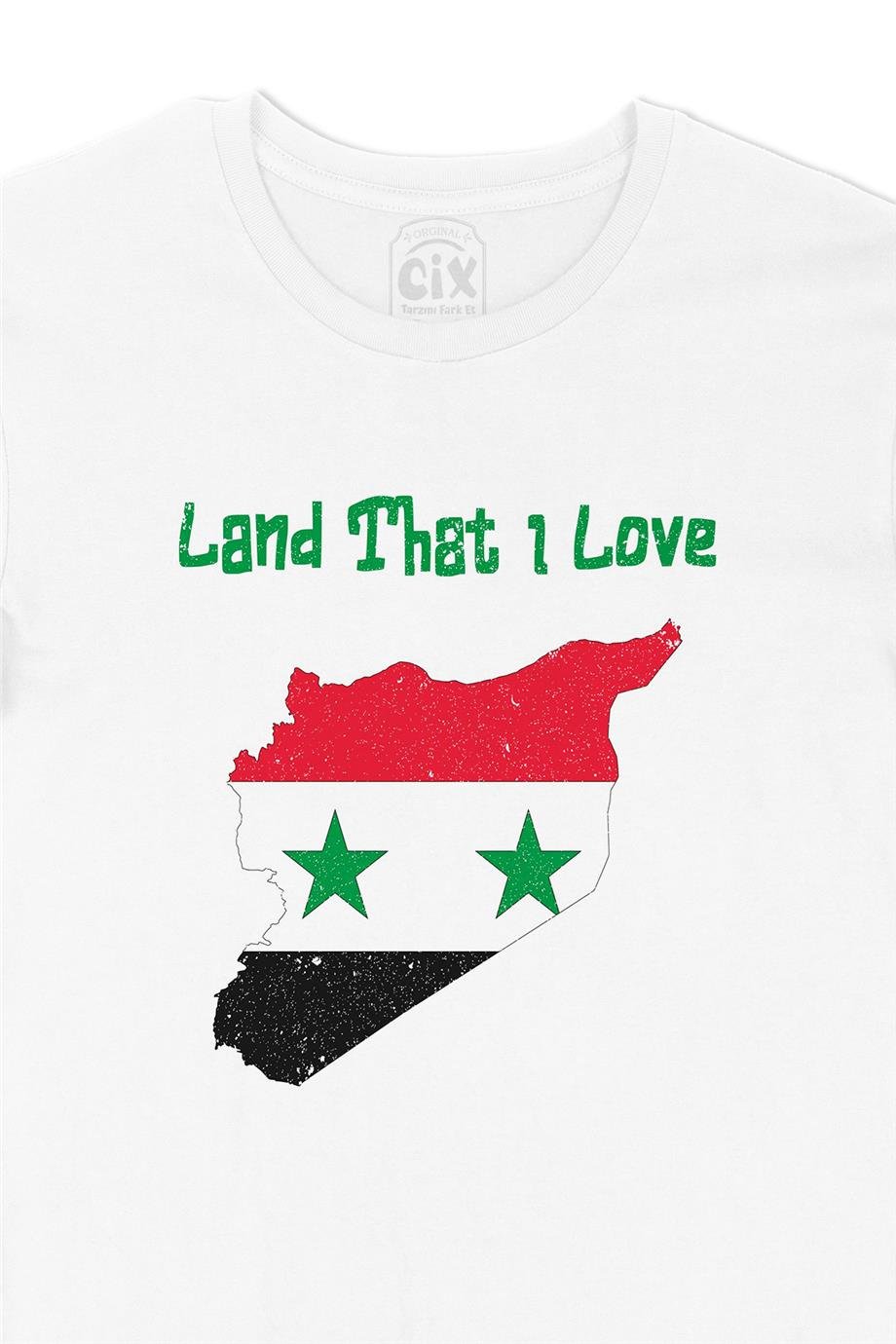 Land That I Love Suriye Beyaz Tişört