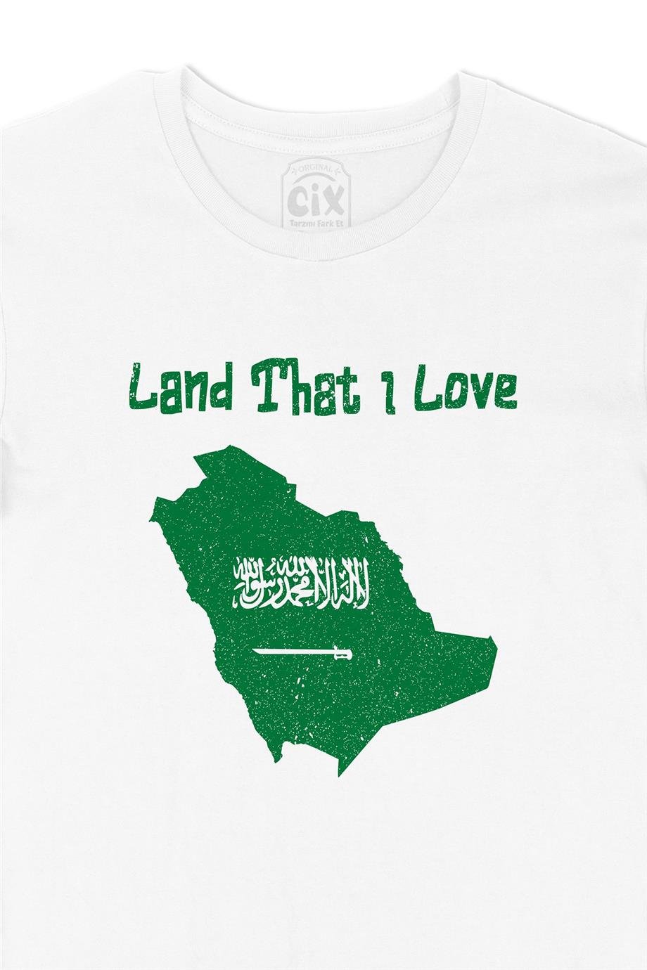 Land That I Love Suudi Beyaz Tişört