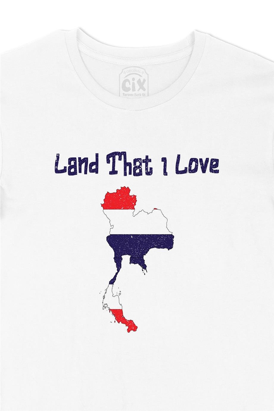 Land That I Love Tayland Beyaz Tişört