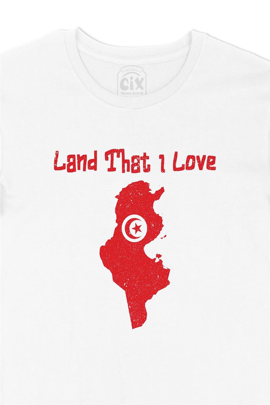 Land That I Love Tunus Beyaz Tişört